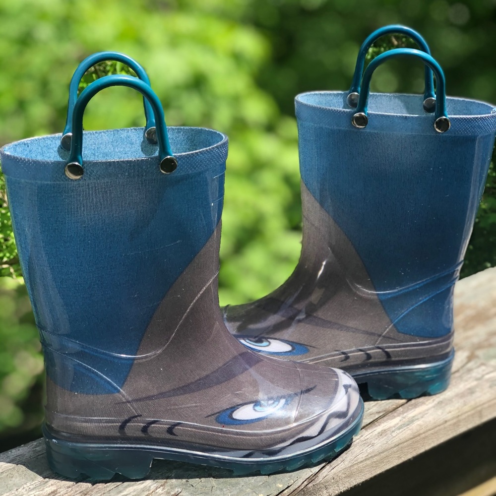 Boys SHARK design rainboots